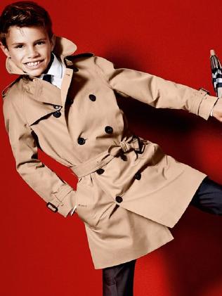 Burberry has released behind-the-scenes images of its Spring/Summer 2013 campaign featuring Romeo Beckham. Picture: Supplied