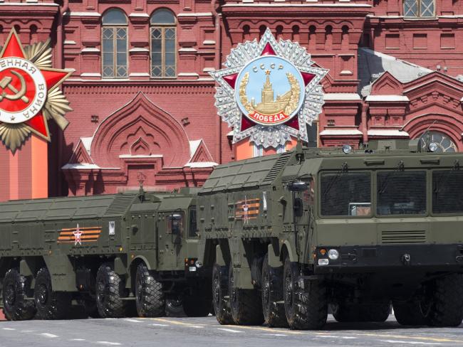 Many experts agree Russia is becoming more militaristic. Picture: Alexander Zemlianichenko