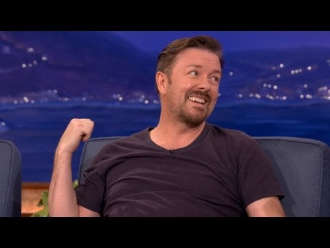 Ricky Gervais On His Scandinavian Comedy Tour - CONAN on TBS