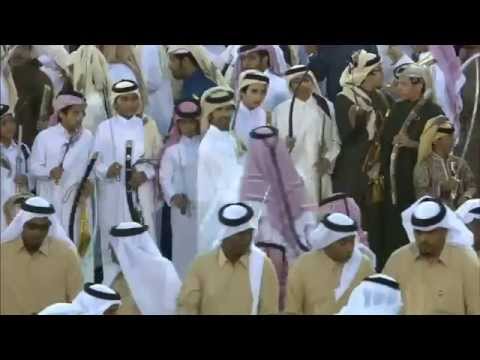 Arab gulf sword dance