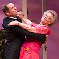 Todd McKenney and Nancye Hayes, dancing the waltz