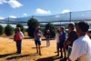 Senior Horticulturalist Mark Hoult talking to local farmers at Coastal Plains about trials on alternative propagation methods for the Northern Territory's Rambutan industry.