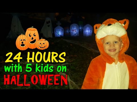 24 Hours with 5 Kids on Halloween in Washington DC