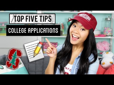 TOP FIVE TIPS - College Applications!