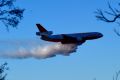 The RFS has been deployed its large aircraft to dump fire retardant to contain blazes.