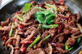 Chilli lamb at Dainty Sichuan.