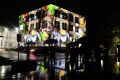 Questacon lights up during Enlighten 2016. The National Science and Technology Centre was won of the winners at the ...