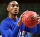 NBA star in waiting: Terrance Ferguson warms up for the Adelaide 36ers.