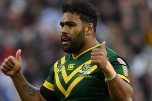 Injured: Sam Thaiday has a suspected fractured eye socket that will rule him out for the Four Nations final.