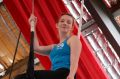 Kyaisha Ellbourn started flying trapeze lessons at eight years old.