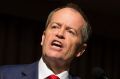 Australian Labor Party leader Bill Shorten at the ALP state conference.