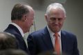 Prime Minister Malcolm Turnbull at a campaign rally for MP Steve Irons in June.