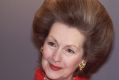 Raine Spencer, stepmother of Diana, Princess of Wales, with familiar bouffant hair do, in 1984.