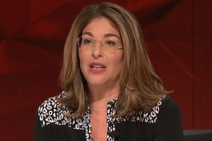 Canadian journalist Naomi Klein on Q&A.