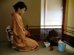 Daniel spent the money he saved on flights and hotels on experiences like a traditional Japanese tea ceremony. Picture: Dan Gillaspia/Upon Arriving