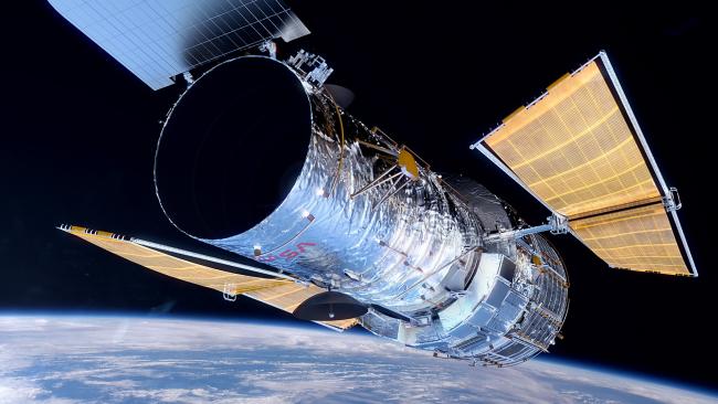 The model was compiled using images from the Hubble Space Telescope.