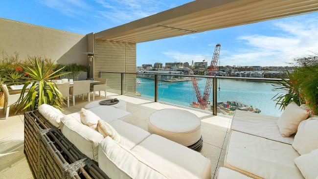 This penthouse apartment, which almost doubled to $6m, is one of the few Barangaroo properties available after Chinese investors have flocked to buy. Picture: RPData.