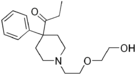 Chemical structure of Droxypropine.