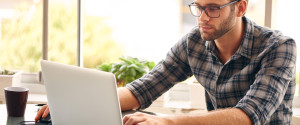 Student On Laptop