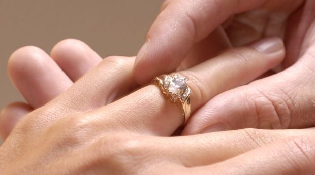 The man asked for the woman to give back her engagement ring after their relationship soured.