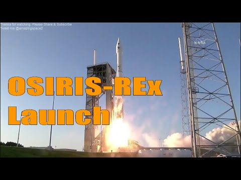 Recorded LIVE: Launch of OSIRIS-REx Spacecraft (liftoff at 2:09:42)