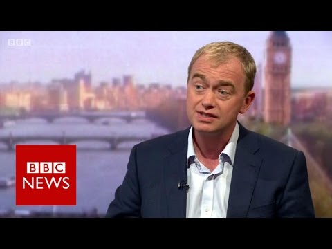 Tim Farron: 'If Labour won't oppose the government, Lib Dems will' - BBC News