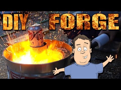 How To Build A Simple Cheap Metal Foundry & Forge