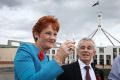 One Nation leader Pauline Hanson hopes to toast a victory in Lockyer at the next state election.