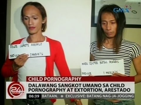 24 Oras: Dalawang sangkot umano sa child pornography at extortion, arestado