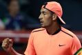 Better: Nick Kyrgios has the backing of Australian No.3 John Millman.