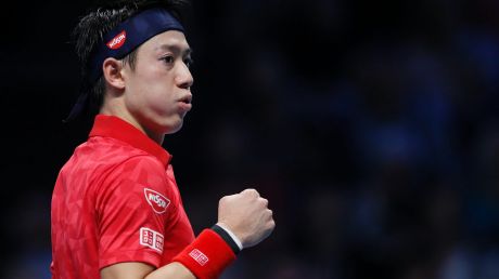 Confident: Kei Nishikori.