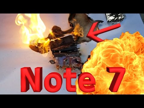 Note 7 Battery Explosion!! CAUGHT LIVE ON CAMERA!!