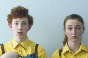 Harrison Feldman as Elliot and Bethany Whitmore as Greta in Rosemary Myers' <i>Girl Asleep</i>.