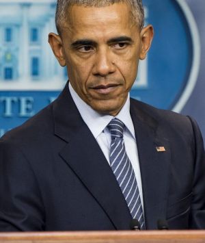 President Barack Obama listens to a question during a press conference at the White House.