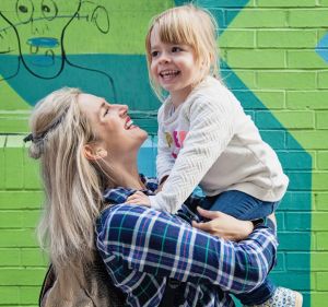 Anna Whitehouse and daughter Mae.