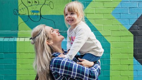 Anna Whitehouse and daughter Mae.