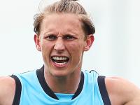 Lachie Whitfield during GWS Giants training at Tom