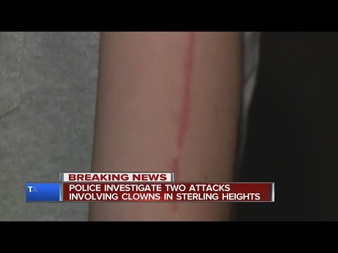 Clown attacks in Sterling Heights