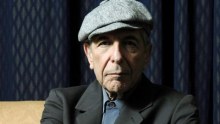 Leonard Cohen poses in Toronto