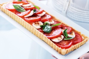 Caprese tart