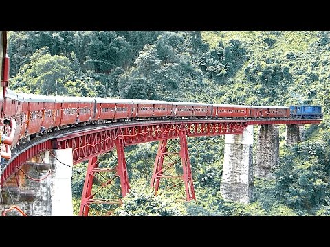 The MOST DANGEROUS & SCENIC Rail Route in North East INDIA