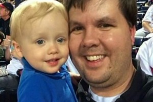 Justin Ross Harris with his son Cooper. 