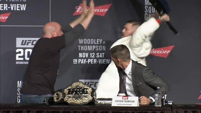 McGregor loses it at Alvarez