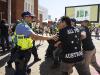 Tempers flare at Perth anti-Trump protest