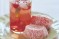 Raspberry and peach iced tea