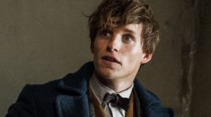 Eddie Remayne as Newt Scamander in <i>Fantastic Beasts and Where to Find Them</i>.