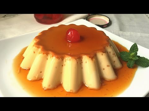 Flan de vainilla (cocción en 3 minutos)