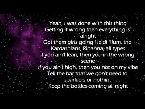 Calvin Harris (Feat. Tinie Tempah) - Drinking From the Bottle (Lyrics On Screen)