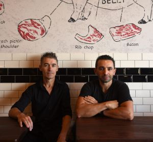 Short Black:
Marcelleria in Bondi.
Pictured are owners Andy Anthony and Peter Zaidan
16th June 2016
Photo: Steven Siewert