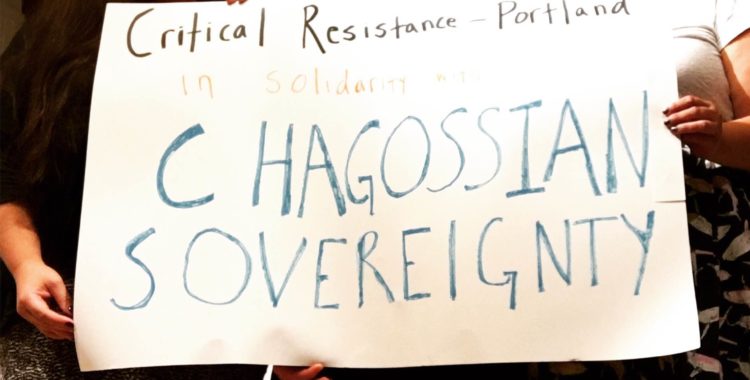 CR Portland Members Show Solidarity with Chagossian Sovereignty